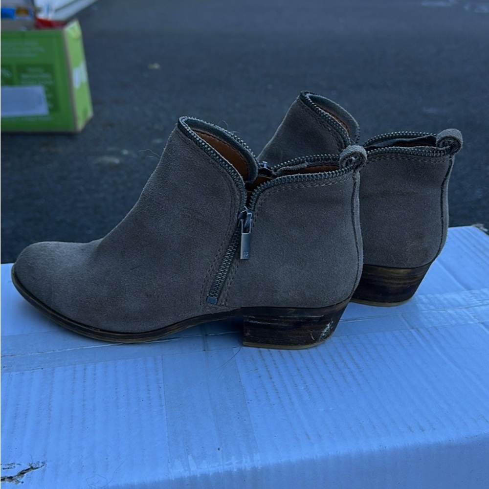 Lucky Brand Suede Ankle Boots